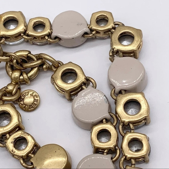 J. Crew Taupe Brulee Crystal Necklace - Picture 9 of 9